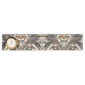 グラマラスなバロックデザインとグリッター&宝石 デスクネームプレート (正面)