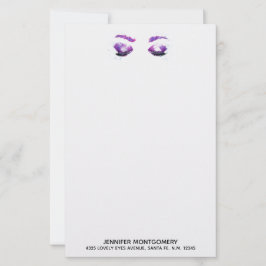 グラマラスなパープルアイズ&ブロウズウォーターカラー