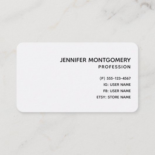 グラマラスなパープルアイズ&ブロウズウォーターカラー 名刺 (裏面)