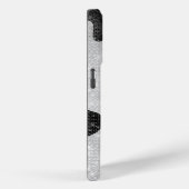 グラマラスなブラックスパークリーグリッターシークインズカウズプリント Case-Mate iPhoneケース (裏面 / 右)