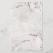 グラマラスなホワイト大理石 EYELASH SALON サービスリスト チラシ (裏面)