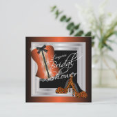 グラマラスなランジェリーブライダルシャワー招待状 招待状 (スタンド正面)