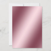 グラマラスなレディースゲームナイトレッグとヒール 招待状 (裏面)