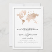 グラマラスな世界地図 | の結婚解除 招待状 (正面)