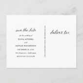 グラマラスな世界地図 |トラベエレガントル日付を保存 案内ポストカード (裏面)