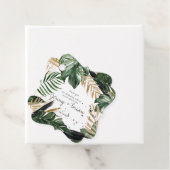 グラマラスな夏の緑結婚園ありがとう フェイバータグ (インサイチュ)