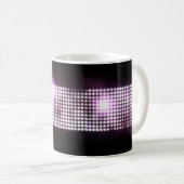 グラマラスな抽象芸術背景デザイン。 コーヒーマグカップ (正面右)