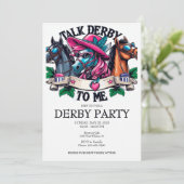グラマラスな馬が私にダービーを話すパーティー 招待状 (スタンド正面)
