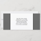 グラマラスな「親切に感謝」カード (裏面)