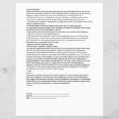 グラマラスまつげ延長責任放棄型枠 チラシ (裏面)