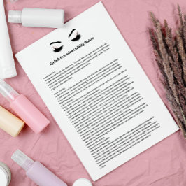 グラマラスまつげ延長責任放棄型枠 チラシ