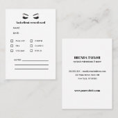 グラマラスまつげ拡張クライアントの相談 名刺 (正面/裏面)