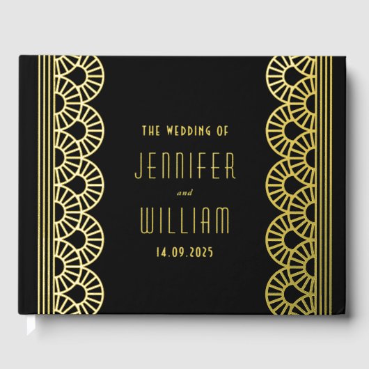 グラマラスアールデコファ結婚ン ゲストブック (正面)