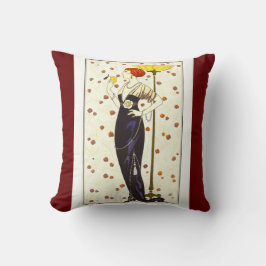 グラマラスアールヌーボー装飾用クッション クッション