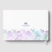 グラマラスキンセアニェラピンク踊りガールネーム日付 ゲストブック (裏面)