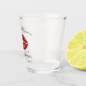 グラマラスグリッターレッドリップバチェロレッテ ショットグラス (右)