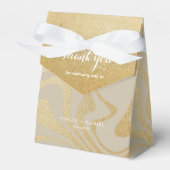 グラマラスグリッター金ゴールドサンキュー結婚ズ フェイバーボックス (正面サイド)