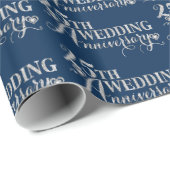 グラマラスグリッター25結婚周年パターン ラッピングペーパー (ロールコーナー)