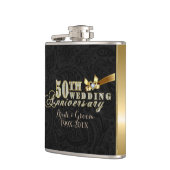 グラマラスグリッター50周年パター結婚ン フラスク (左)