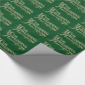 グラマラスグリッター50周年パター結婚ン ラッピングペーパー (角)