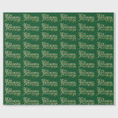 グラマラスグリッター50周年パター結婚ン ラッピングペーパー (フラット)