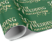 グラマラスグリッター50周年パター結婚ン ラッピングペーパー (ロールコーナー)