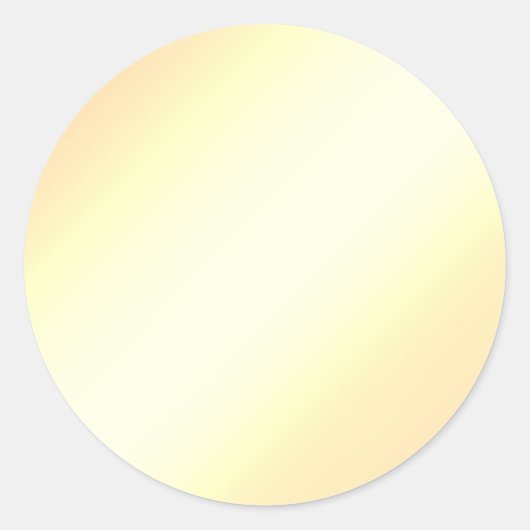 グラマラスゴールドの偽箔 エレガント シック ステッカー (正面)