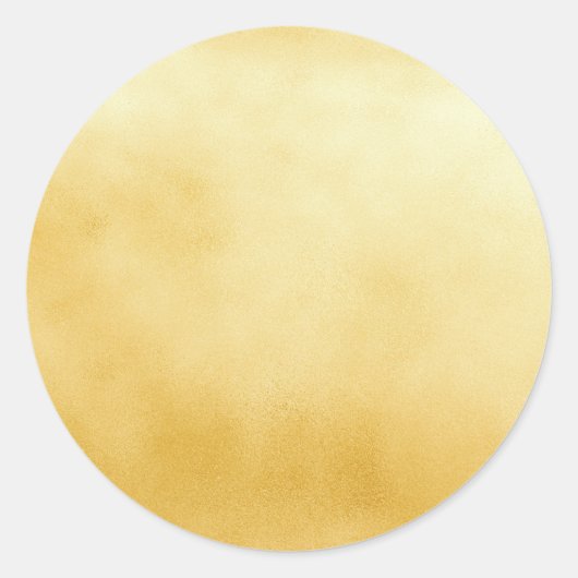 グラマラスゴールドの疑似メタリック ラウンドシール (正面)