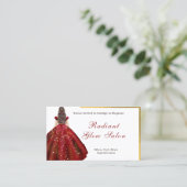 グラマラスサロンスタイリング招待状アポイントメントカード 予約カード (スタンド正面)