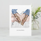 グラマラスチックファッション サンキューカード (スタンド正面)