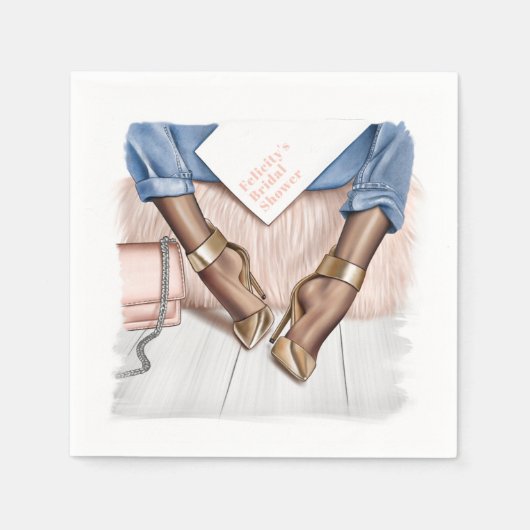 グラマラスチックファッション スタンダードカクテルナプキン (正面)