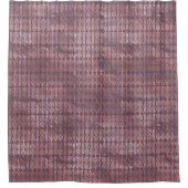 グラマラスバラゴールドフォイル&ラベンダーアールデコ シャワーカーテン (正面)