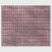 グラマラスバラゴールドフォイル&ラベンダーアールデコ ラッピングペーパー (フラット)