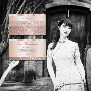 グラマラスバラ金ゴールドきらめくグリッターゴリシャス 名刺