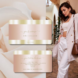 グラマラスバラ金ゴールドと金ゴールドカラープロフェッショナル 名刺