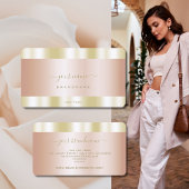 グラマラスバラ金ゴールドと金ゴールドカラープロフェッショナル 名刺