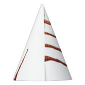 グラマラスバラ金ゴールドグリッタードリップスウィート16誕生日 パーティーハット (裏面)