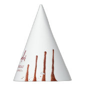 グラマラスバラ金ゴールドグリッタードリップスウィート16誕生日 パーティーハット (右)