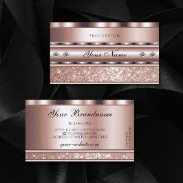 グラマラスバラ金ゴールドスパークルグリッタースターズダイヤモンド 名刺