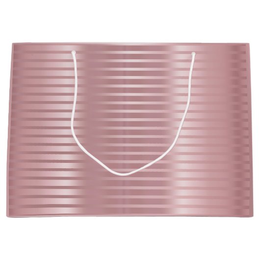 グラマラスバラ金ゴールドテンプレートエレガントモダントレンディー ラージペーパーバッグ (正面)