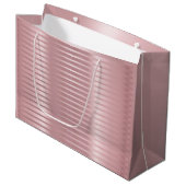 グラマラスバラ金ゴールドテンプレートエレガントモダントレンディー ラージペーパーバッグ (正面アングル)