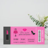 グラマラスファッションショーパーティーナイト 招待状 (スタンド正面)