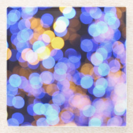 グラマラスブルーライト ベベレッジコースター ガラスコースター