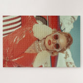 グラマラスレトロ冬スタイルインアルパインセッティング ジグソーパズル (横)