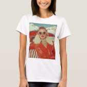 グラマラスレトロ冬スタイルインアルパインセッティング Tシャツ (正面)