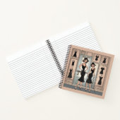 グラマラスヴィンテージLBDリトルブラックドレスダイアリー ノートブック (内部)