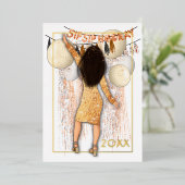 グラマラス園区新年挨拶 箔シーズンカード (立ち正面)