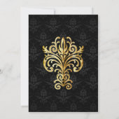 グラマラス夕べ婚約パーティ 招待状 (裏面)