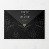 グラマラス夕べ結婚ズ 三つ折り招待状 (カバー)