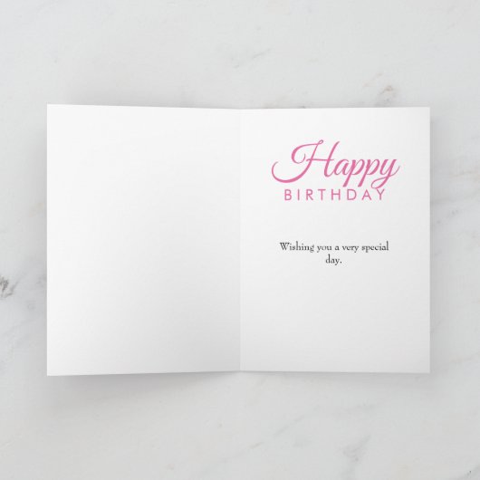 グラマラス孫娘15誕生日気球 カード (内部)